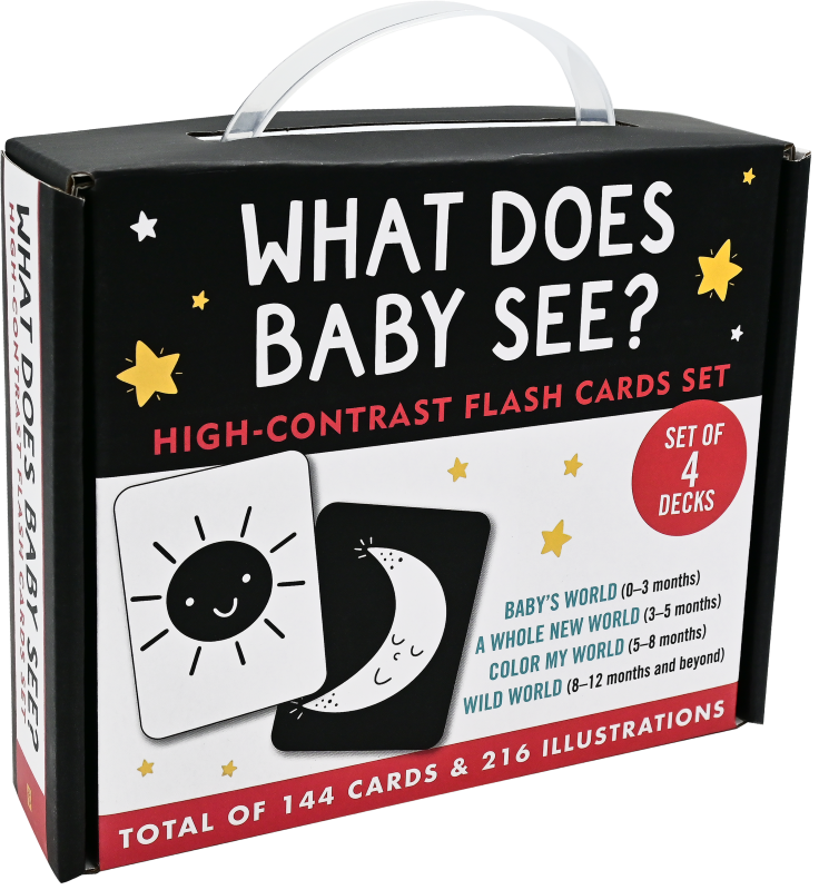 Flash Cards High Contrast Set of 4