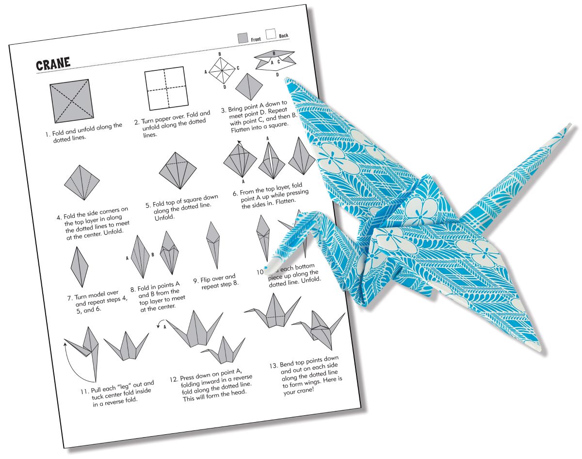 Оригами для распечатки на принтере