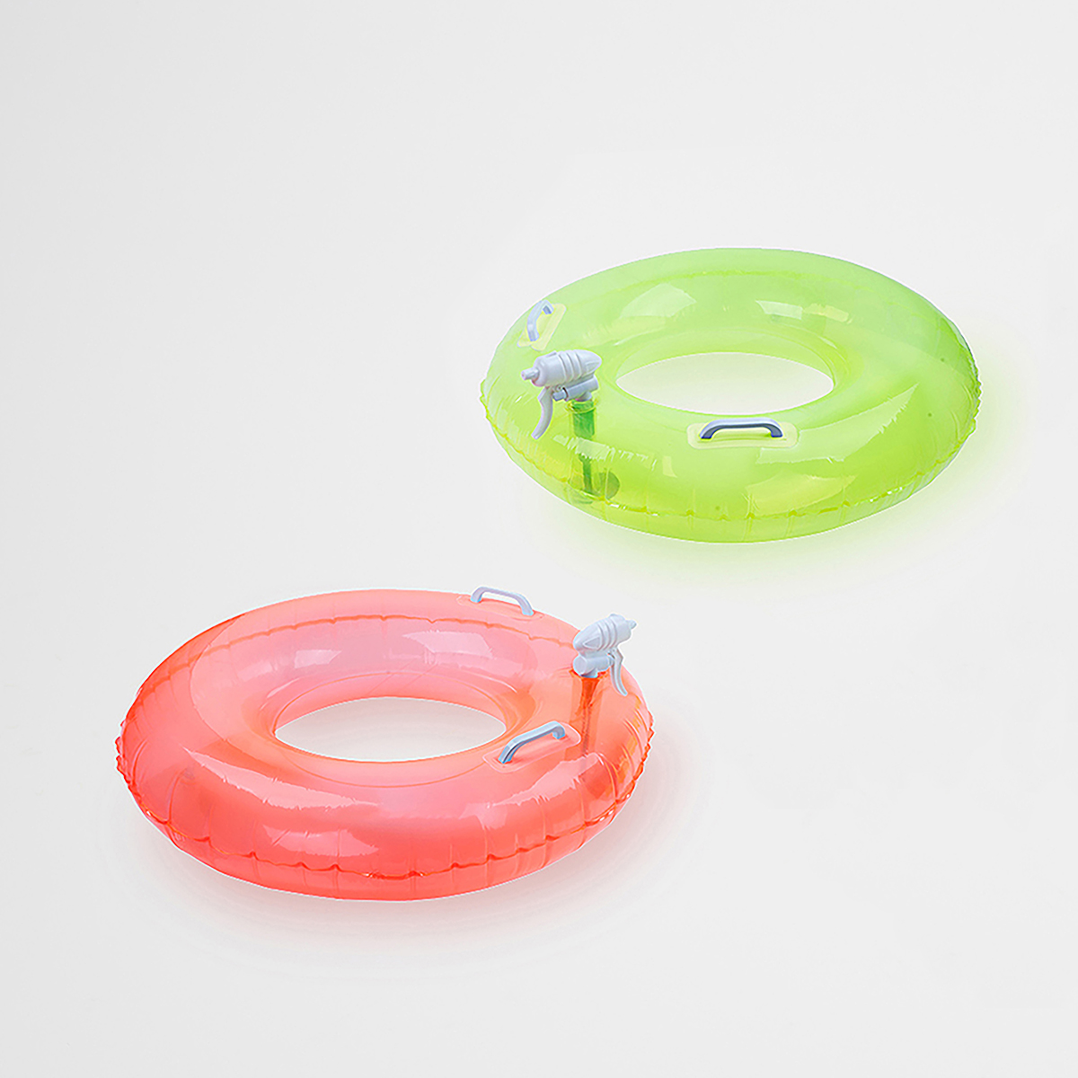 Pool Ring Soakers Citrus-Neon Coral Set of 2