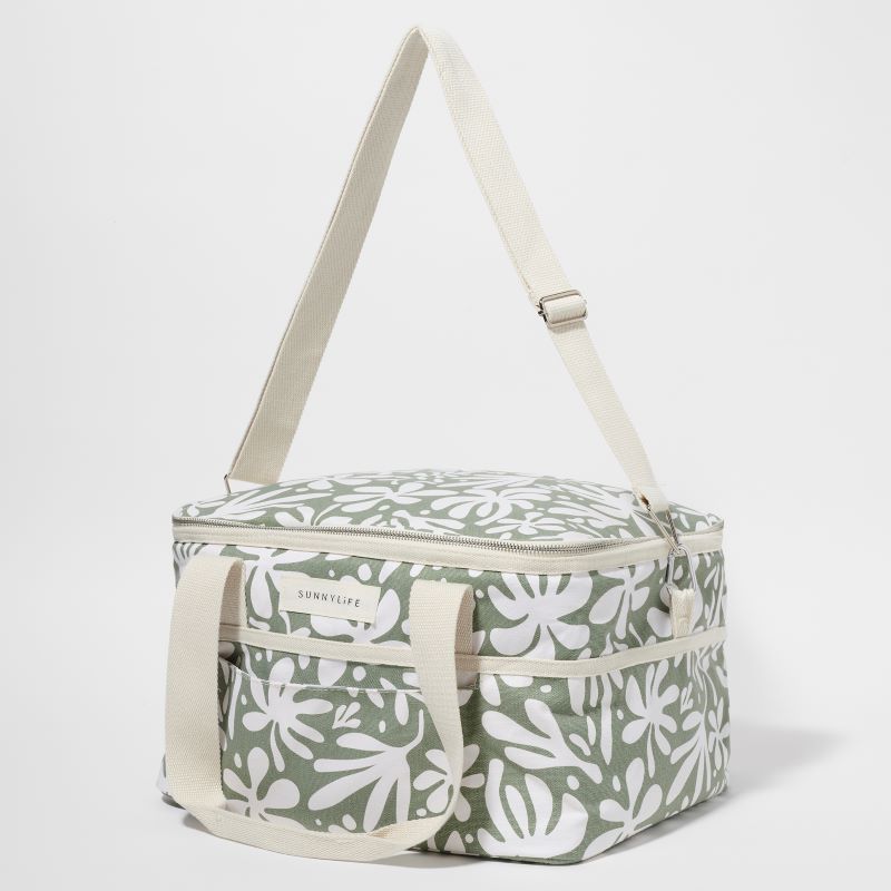 Canvas Cooler Bag The Vacay Olive 