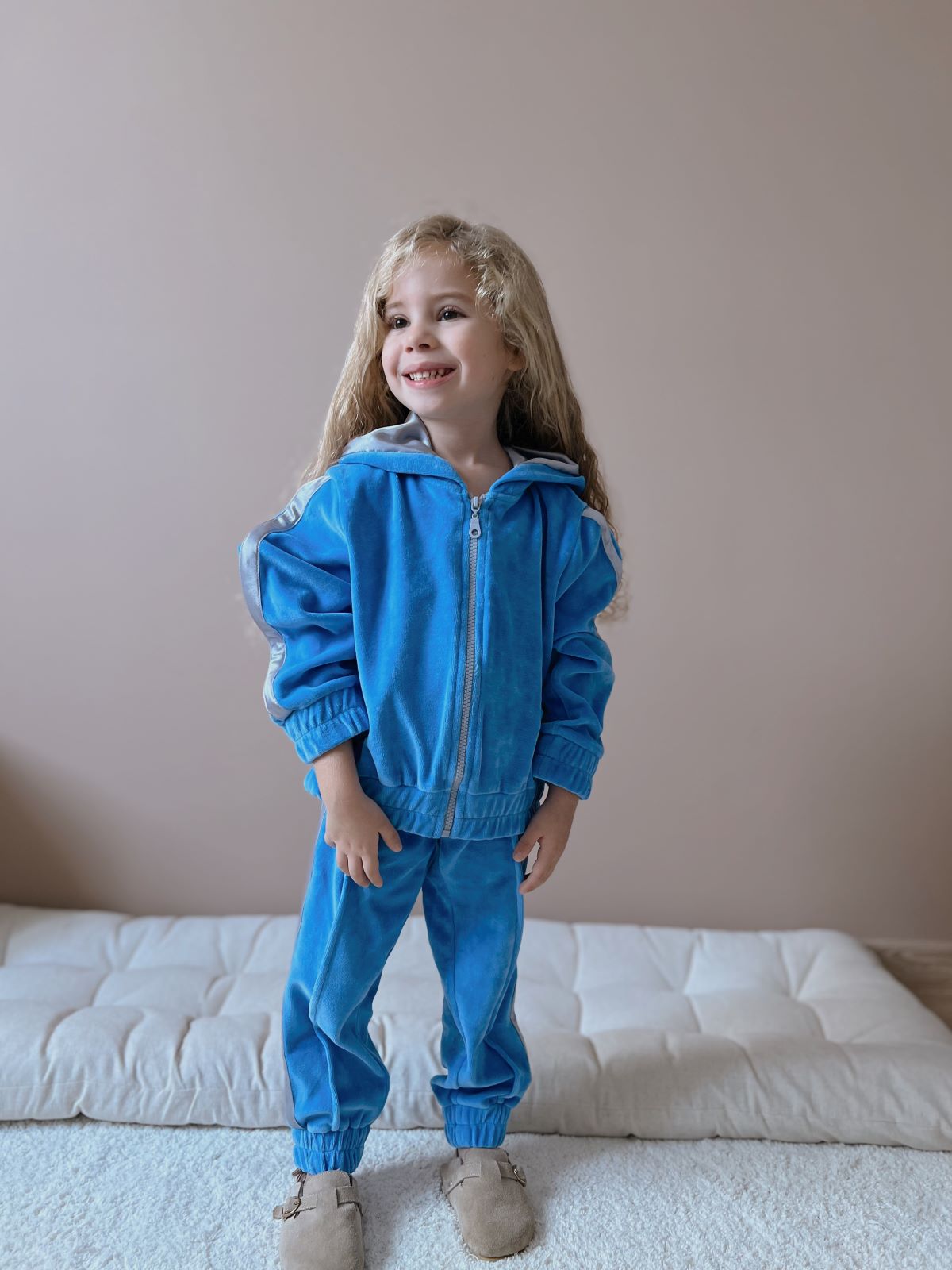 CHARLOTTE BABY BLUE TRACK SUIT 